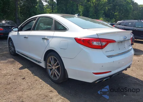 2015 Hyundai Sonata Sport 2.0T from USA, damaged, VIN 5NPE34AB8FH080499